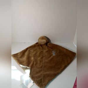 Carters Brown Monkey Mommy Loves Me Rattle Lovey Stuffed Animal Plush